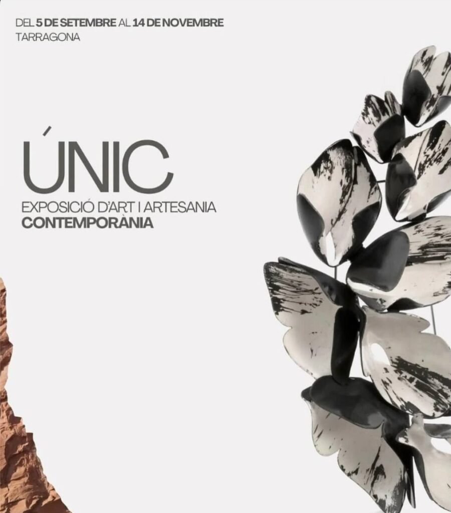 UNIC contemporary art and craft exhibition poster, Tarragona